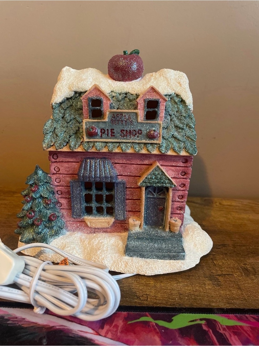VTG Frosty Folks Christmas House Decor by Pavilion Gift Company Apple Pie Shop